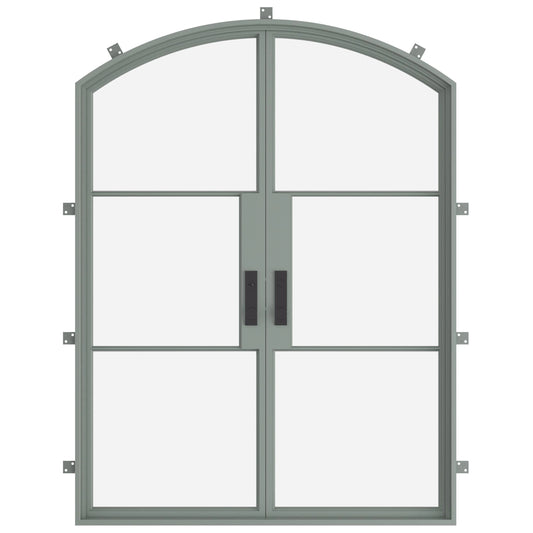 Air 4 - Double Arch | Standard Sizes - Staff Picks by Pinky’s Iron Doors — home doors, view 1
