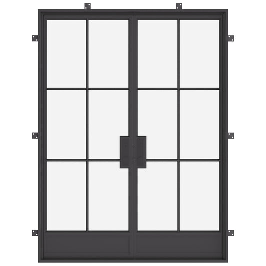 Air 7 - Double Flat | Standard Sizes - Staff Picks by Pinky’s Iron Doors — home doors, view 1