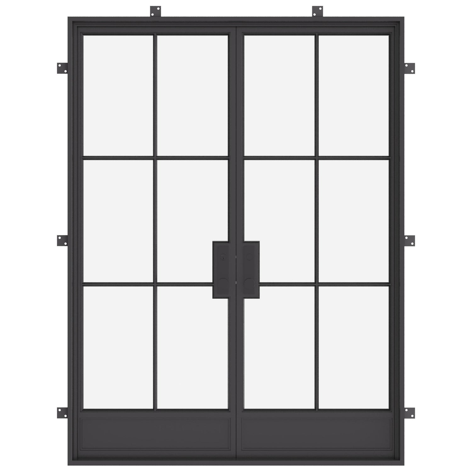 Air 7 - Double Flat | Standard Sizes - Staff Picks by Pinky’s Iron Doors — home doors, view 1