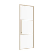single interior steel door in casual khaki