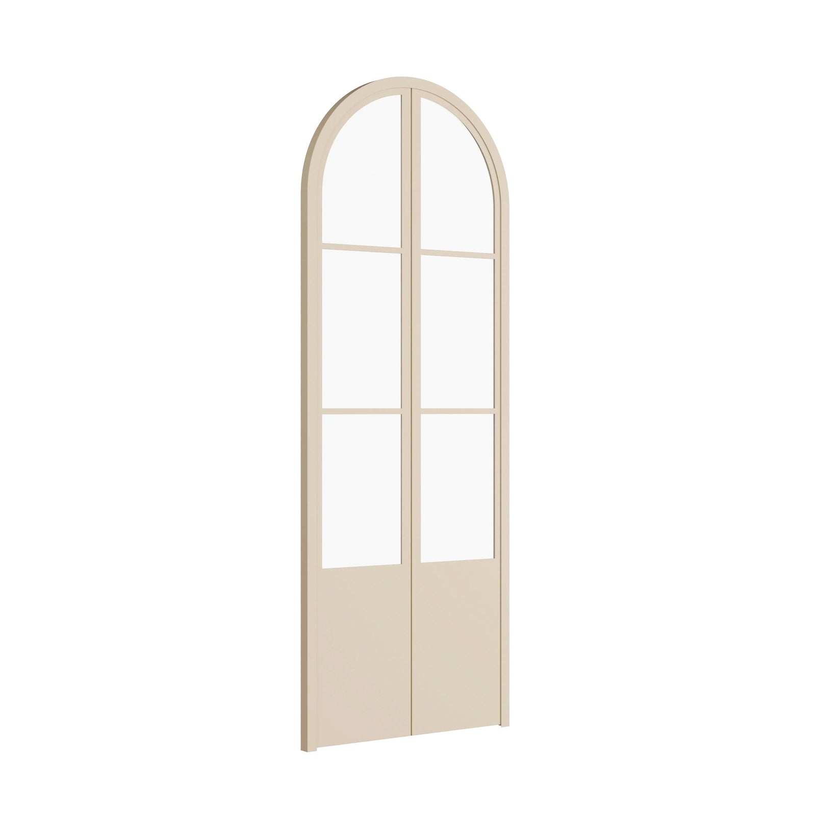 arch top pantry steel doors with kickplate