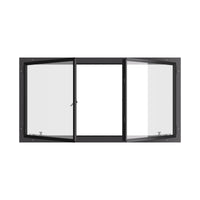 Air Window 0V 0H with Thermal Break - Double Casement Landscape | Standard Sizes