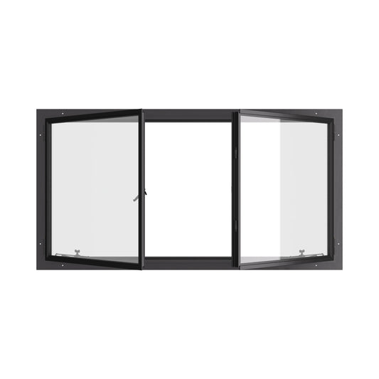 Air Window 0V 0H with Thermal Break - Double Casement Landscape | Standard Sizes