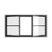 Air Window 0V 1H with Thermal Break - Double Casement Landscape | Standard Sizes
