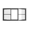 Air Window 0V 1H with Thermal Break - Double Casement Landscape | Standard Sizes