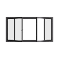 Air Window 1V 0H with Thermal Break - Double Casement Landscape | Standard Sizes
