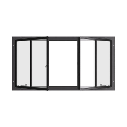 Air Window 1V 0H with Thermal Break - Double Casement Landscape | Standard Sizes