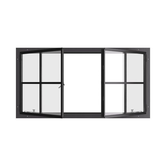 Air Window 1V 1H with Thermal Break - Double Casement Landscape | Standard Sizes