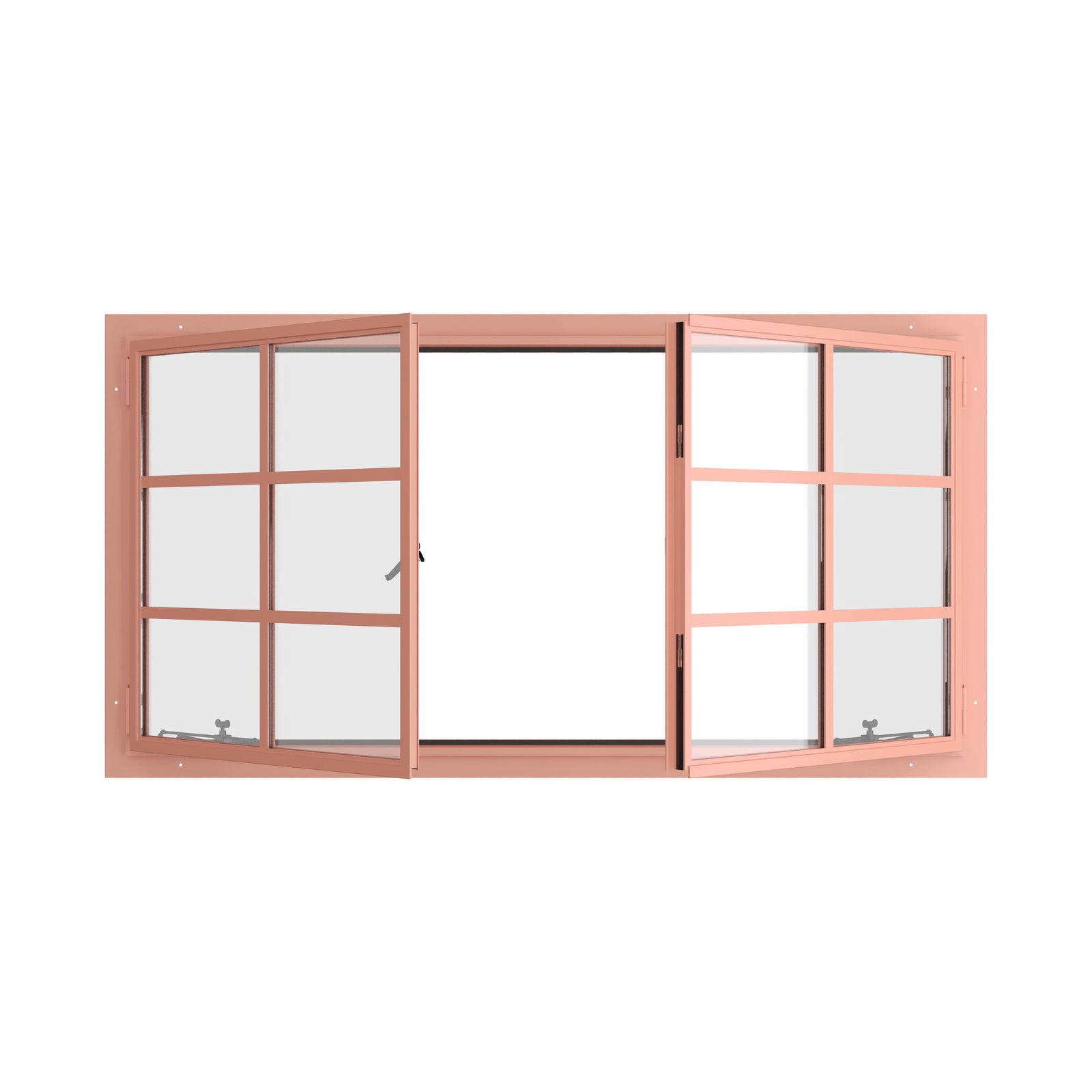 Pinkys Air Window, double, casement, landscape