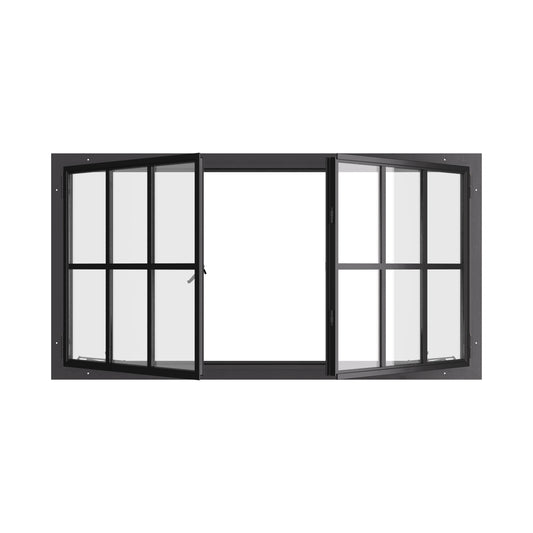Air Window 2V 1H with Thermal Break - Double Casement Landscape | Standard Sizes