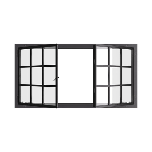 Air Window 2V 2H with Thermal Break - Double Casement Landscape | Standard Sizes