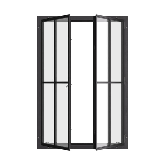 Air Window 1V 1H with Thermal Break - Double Casement Portrait | Standard Sizes