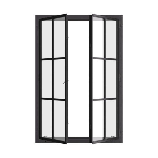 Air Window 1V 2H with Thermal Break - Double Casement Portrait | Standard Sizes