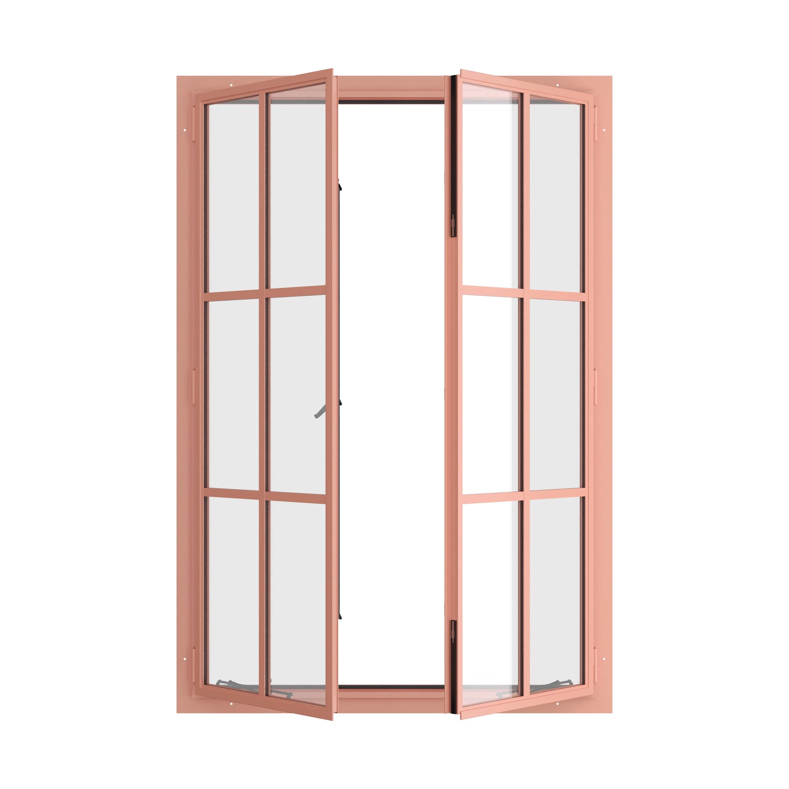 Pinkys Air Window, double, casement, portrait