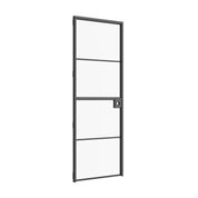 Air 4 modern Dutch-style interior door crafted from strong steel and clear tempered glass