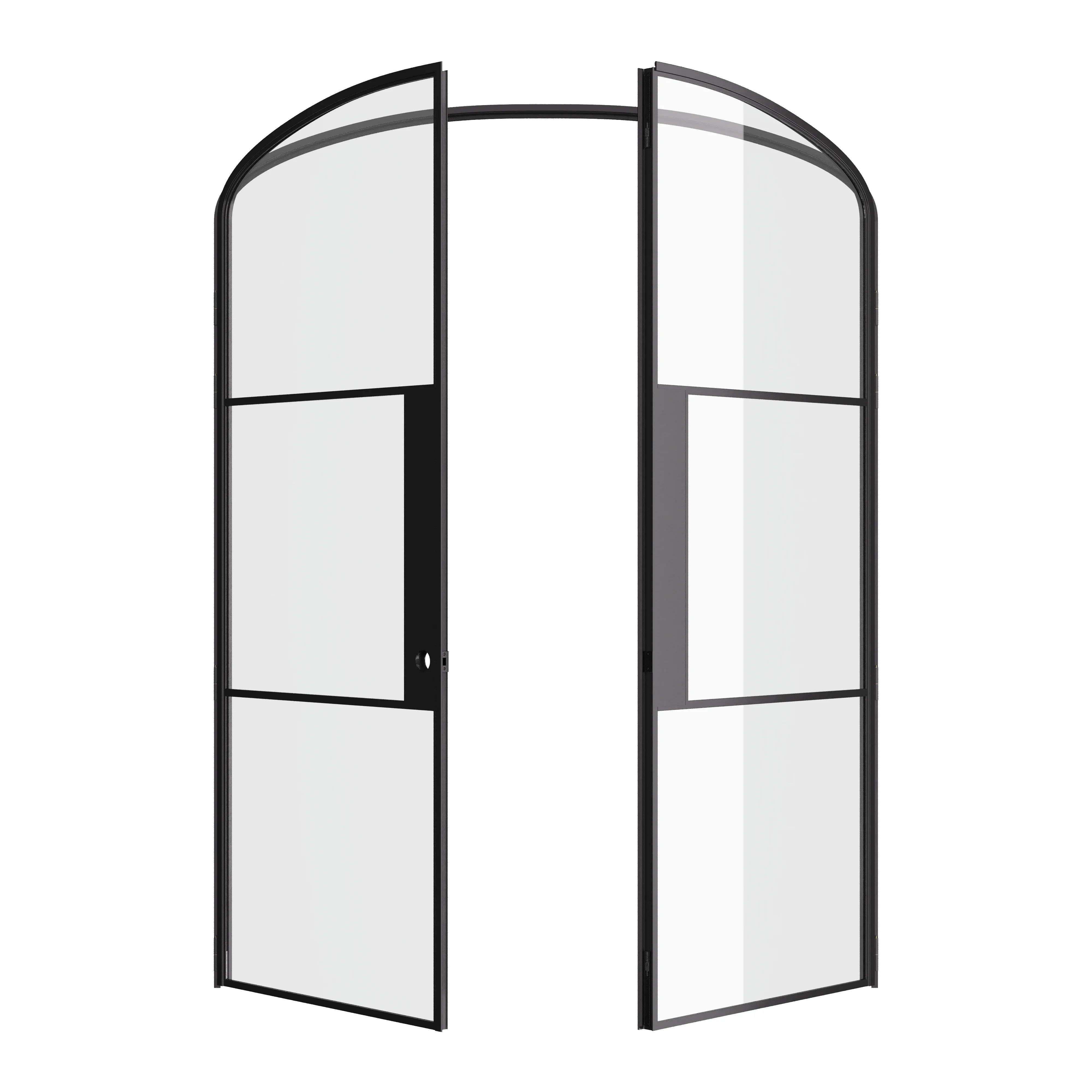 Air 4 double mini arch design with narrow steel sightlines and durable build
