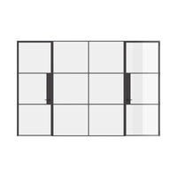 Air 4 Interior - Dual Single with Middle Fixed Panel Flat | Standard Sizes