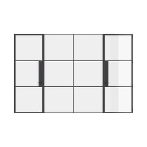 Air 4 Interior - Dual Single with Middle Fixed Panel Flat | Standard Sizes