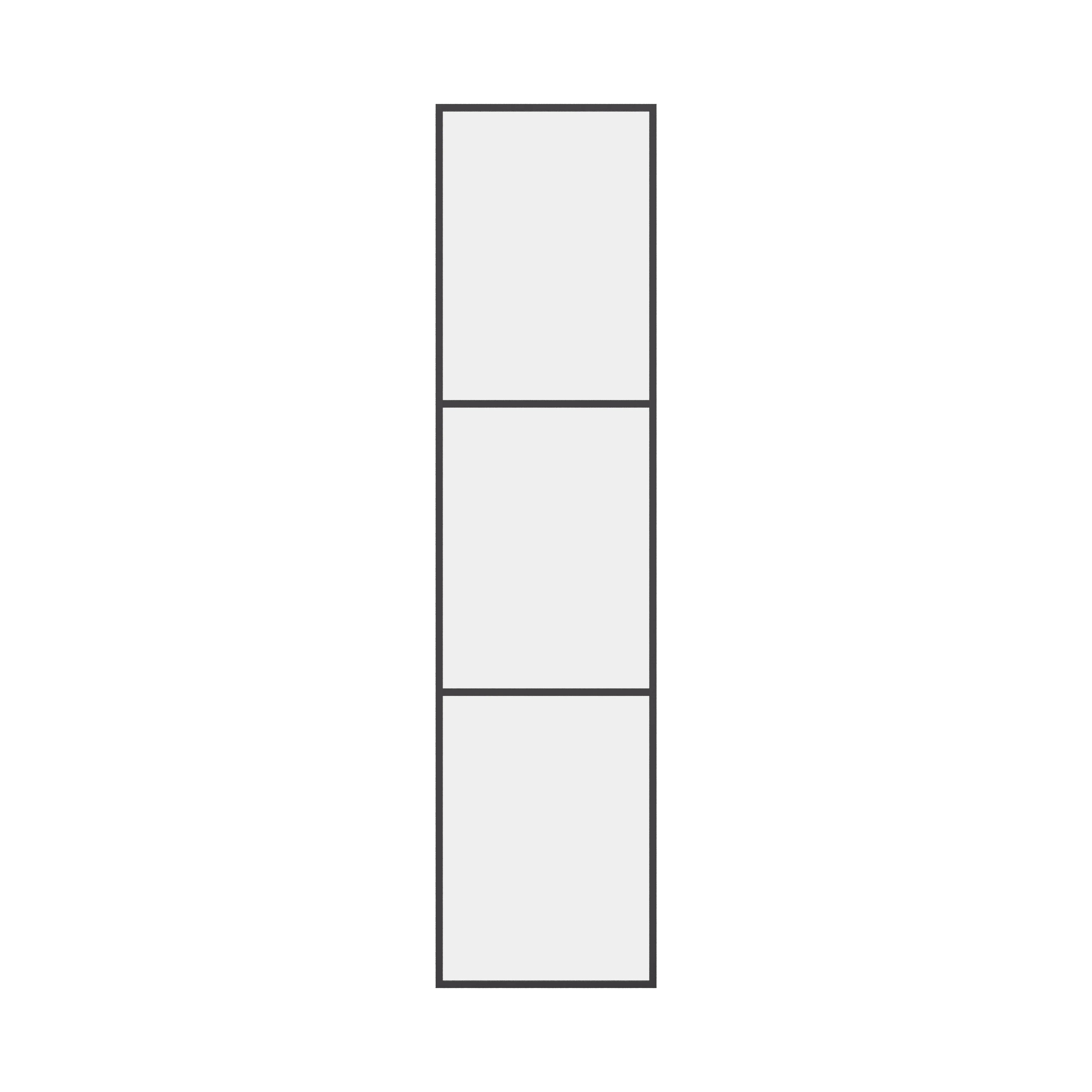 Air 4 architectural side window in hot-rolled steel with minimalist profile