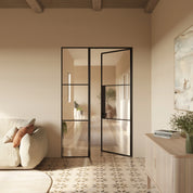 Air 4 modern steel sidelight with narrow frame and durable build