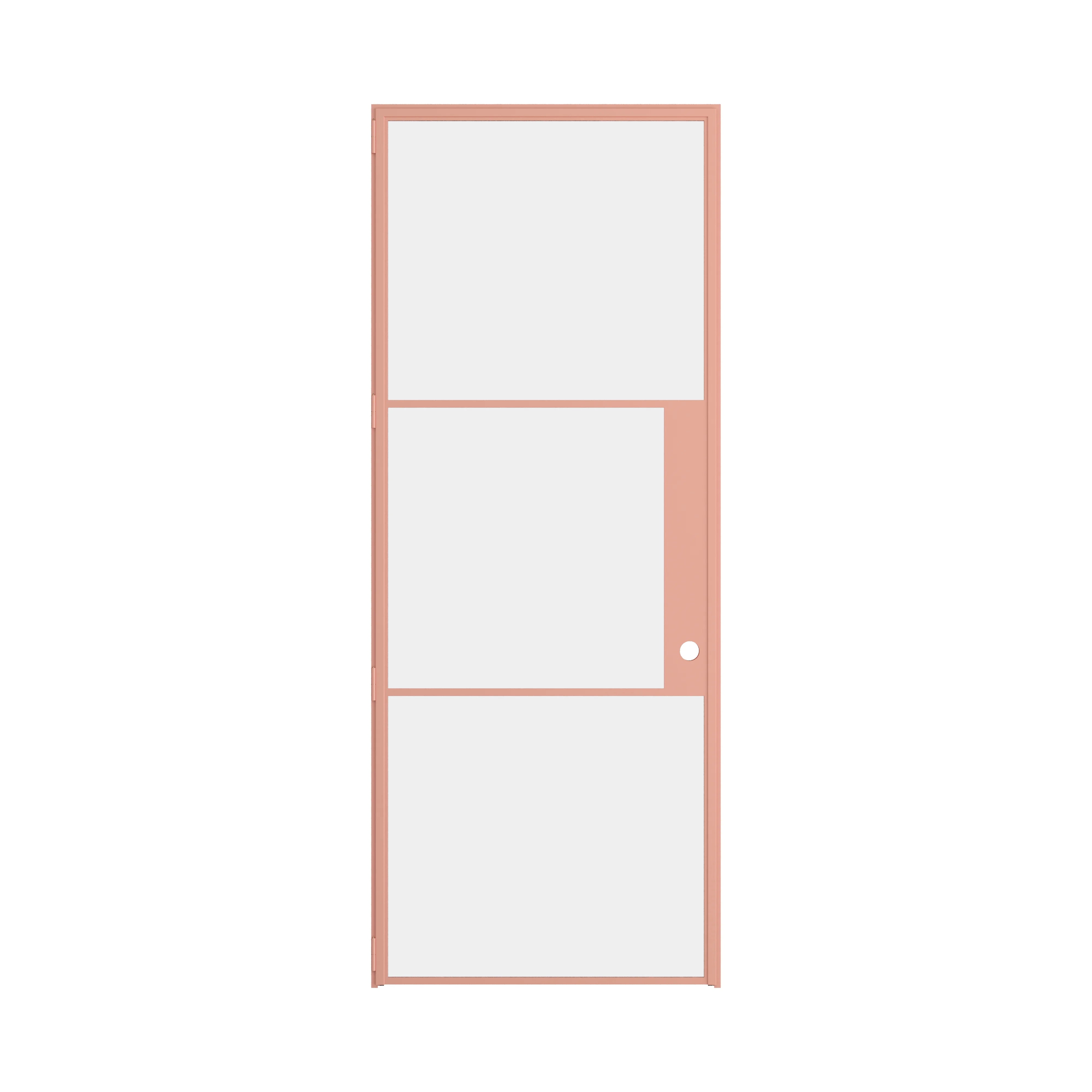Air 4 Sunset Pink single OTTOSTUMM steel door with narrow sightlines