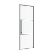 Air 4 architectural single flat door in mint steel with clean lines