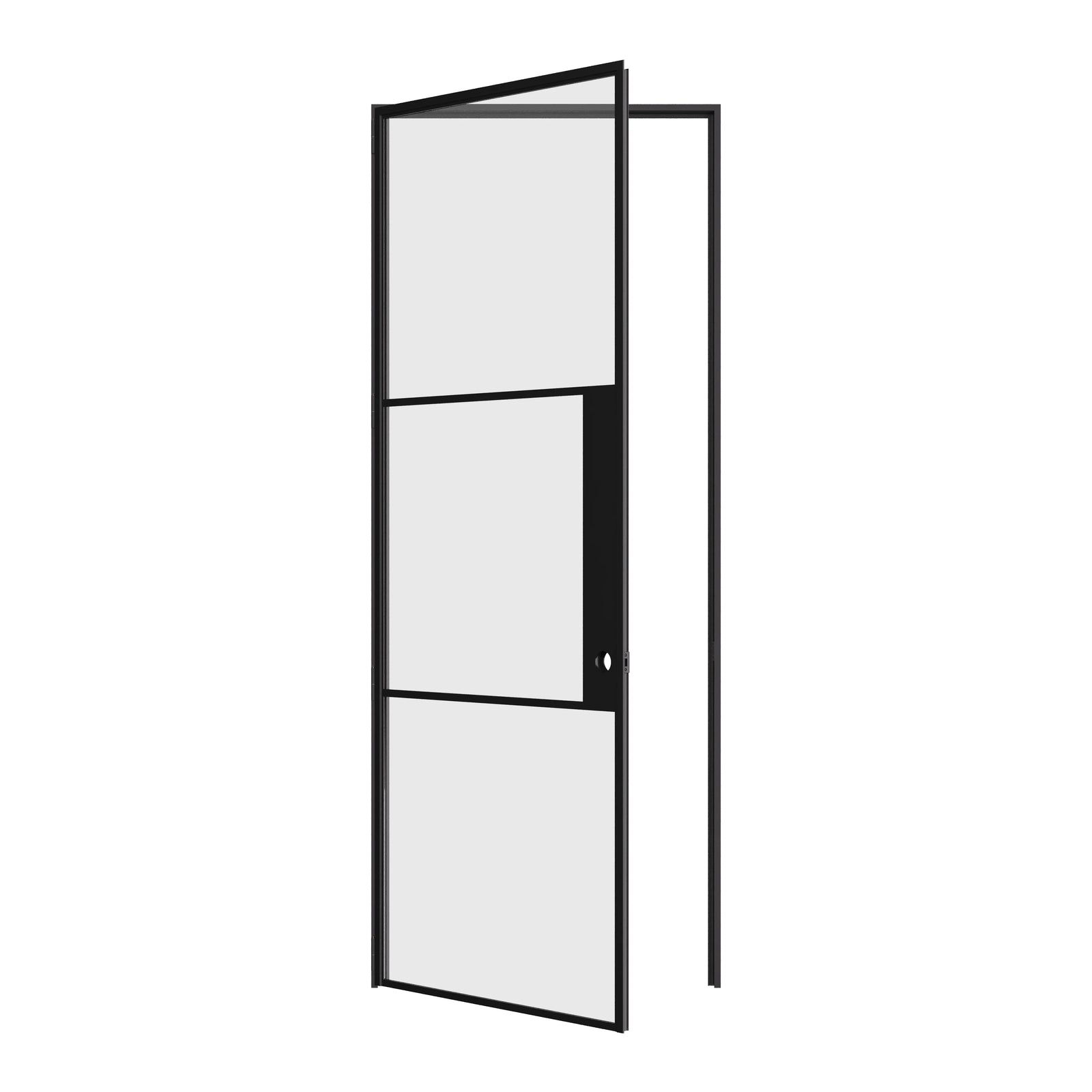 Air 4 contemporary single steel door with clean lines and durable build