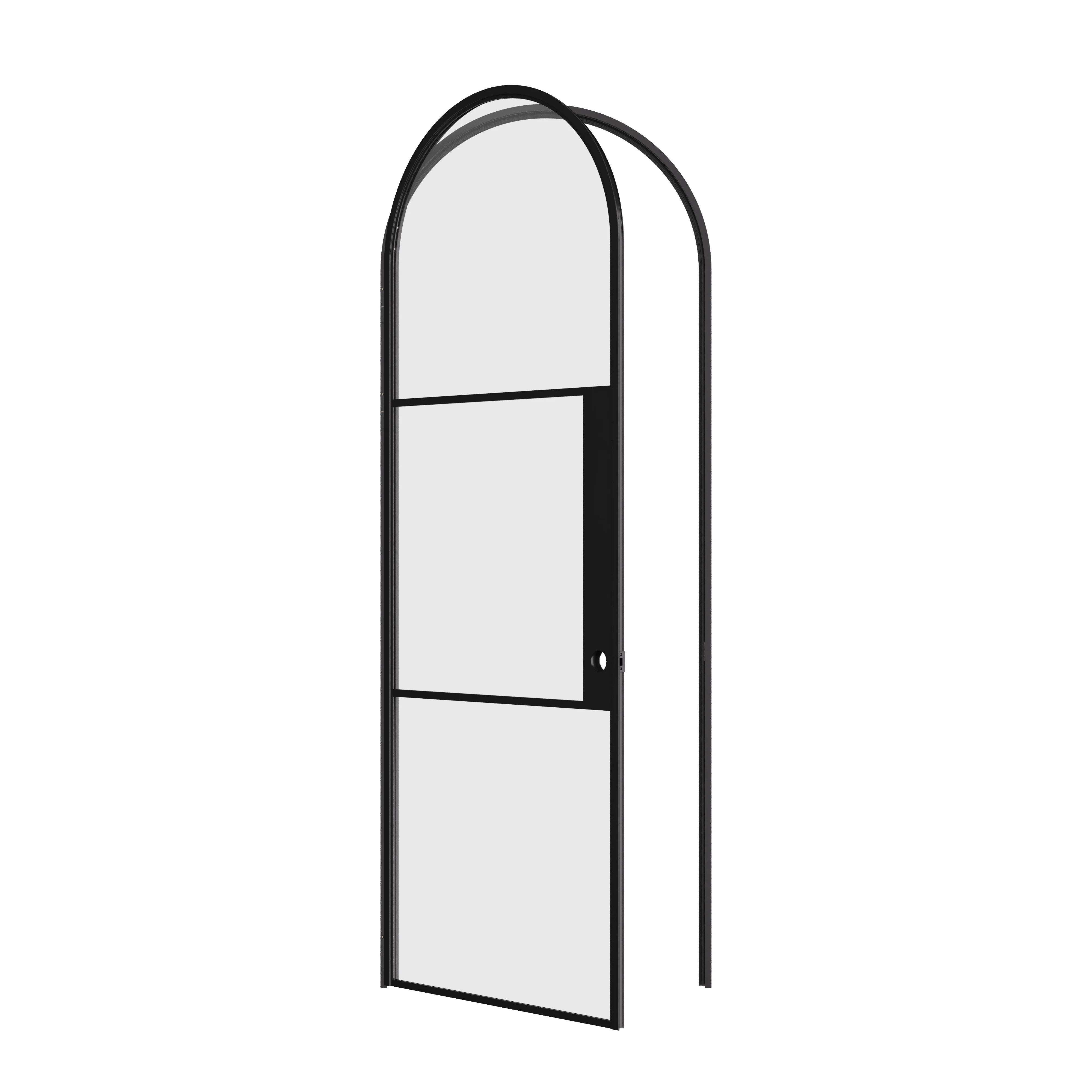 Air 4 full radius single door crafted from architectural steel