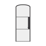 Air 4 single mini arch steel door with curved top and narrow frame profile