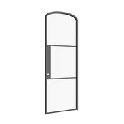 Air 4 single door with subtle arch top and sleek black OTTOSTUMM steel construction