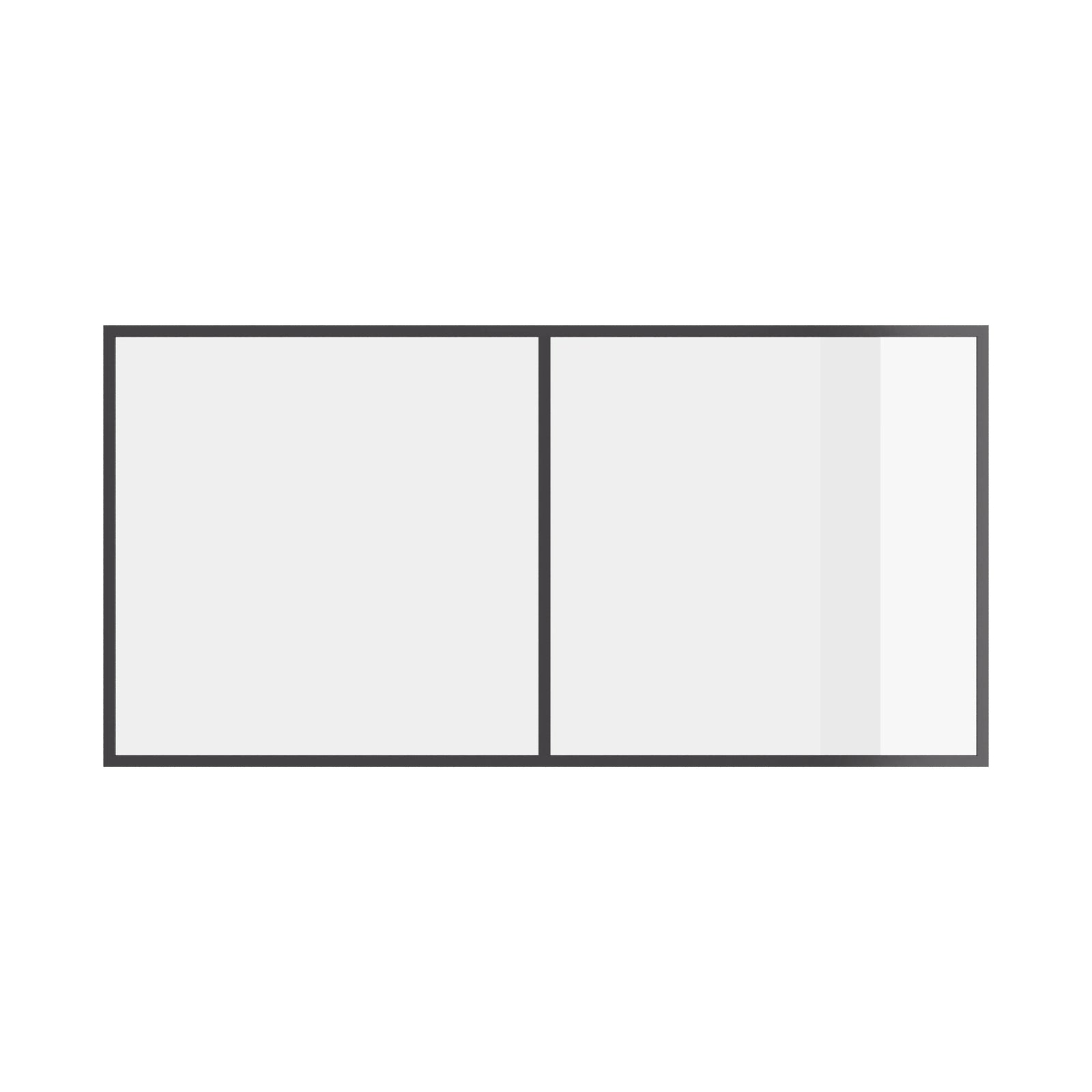 Air 4 flat top interior steel window with clean lines and durable frame