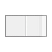 Air 4 flat top interior steel window with clean lines and durable frame