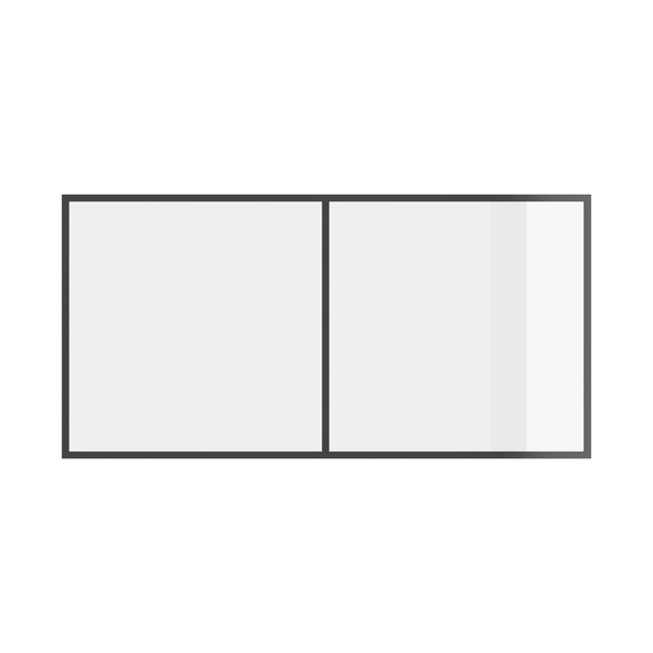 Air 4 flat top interior steel window with clean lines and durable frame