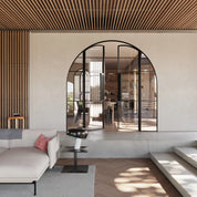 Air 4 full arch double doors with side windows and narrow sightlines