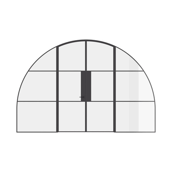 Air 4 Wide Interior with Side Windows - Double Full Arch | Standard Sizes