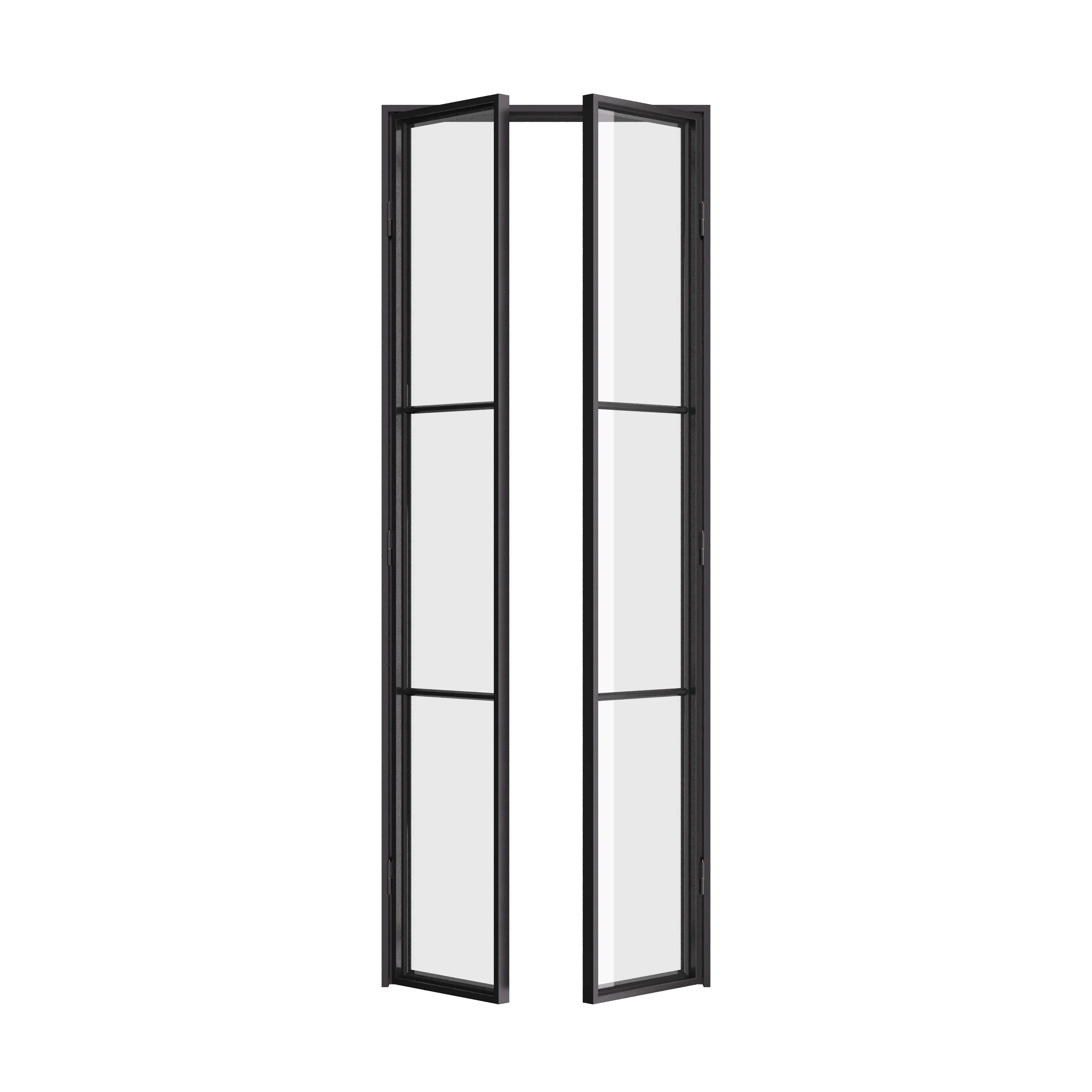 Air 4 pantry double interior steel doors with narrow sightlines