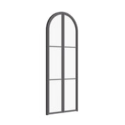 Air 4 double full arch architectural pantry doors, galvanized steel and premium finish