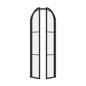 Air 4 pantry double full arch modern doors, cold rolled frame and coating