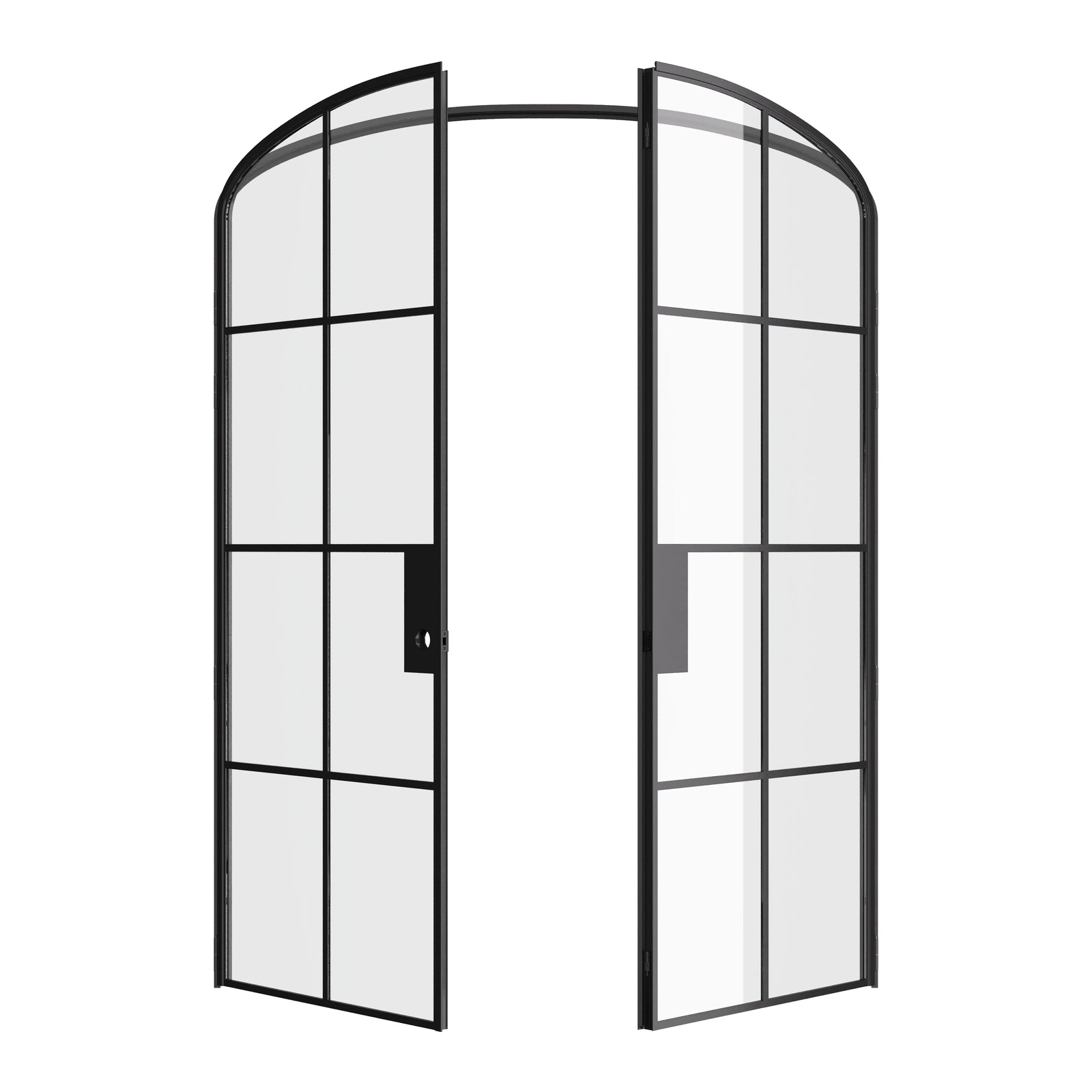 Air 5 interior double mini arch solid steel doors, modular system