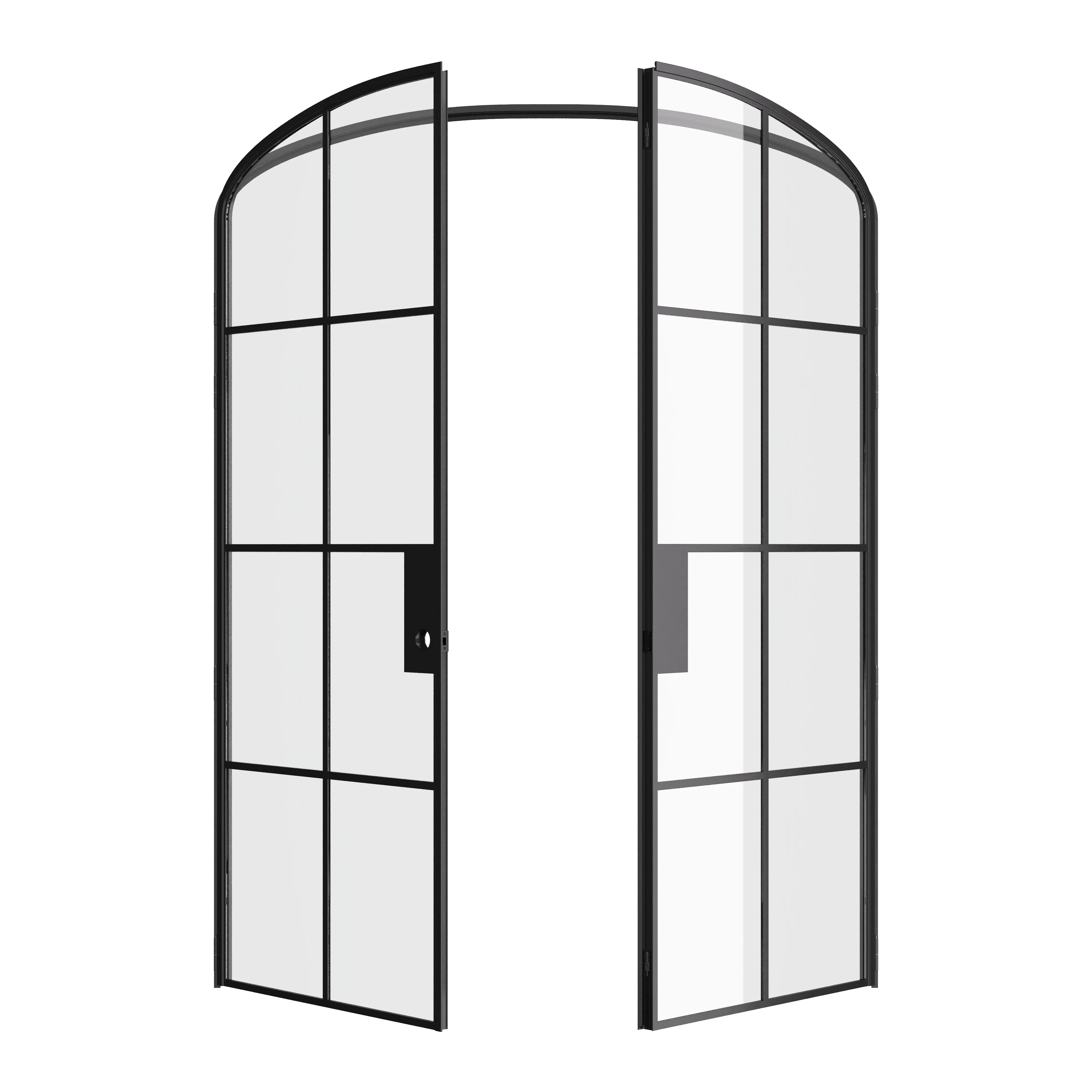 Air 5 interior double mini arch solid steel doors, modular system