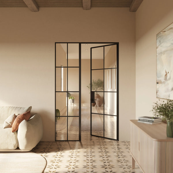 Air 5 interior side window solid steel frame factory style design