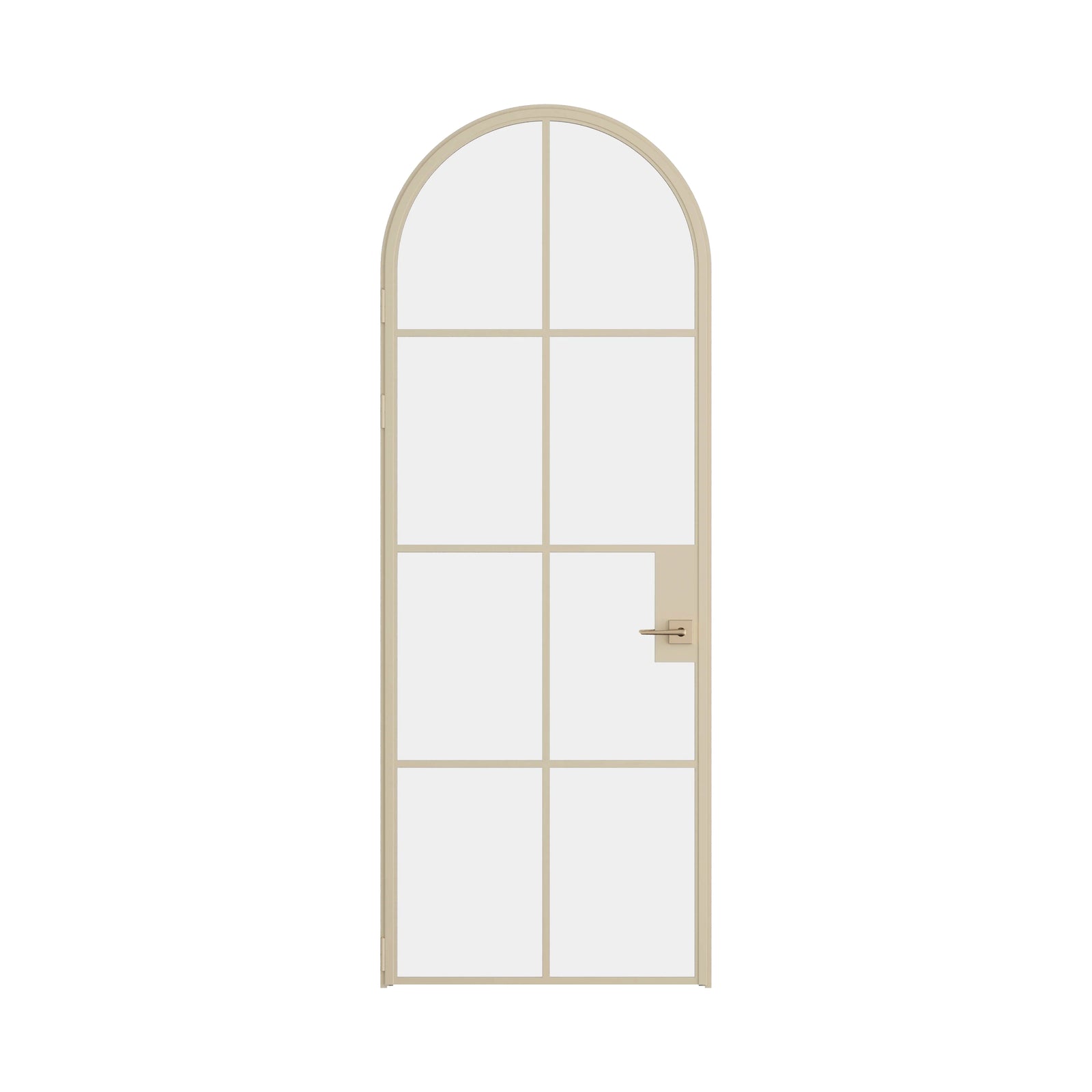 Air 5 single full arch interior door in Casual Khaki modular steel construction