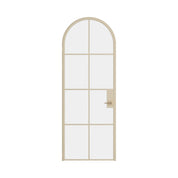 Air 5 single full arch interior door in Casual Khaki modular steel construction