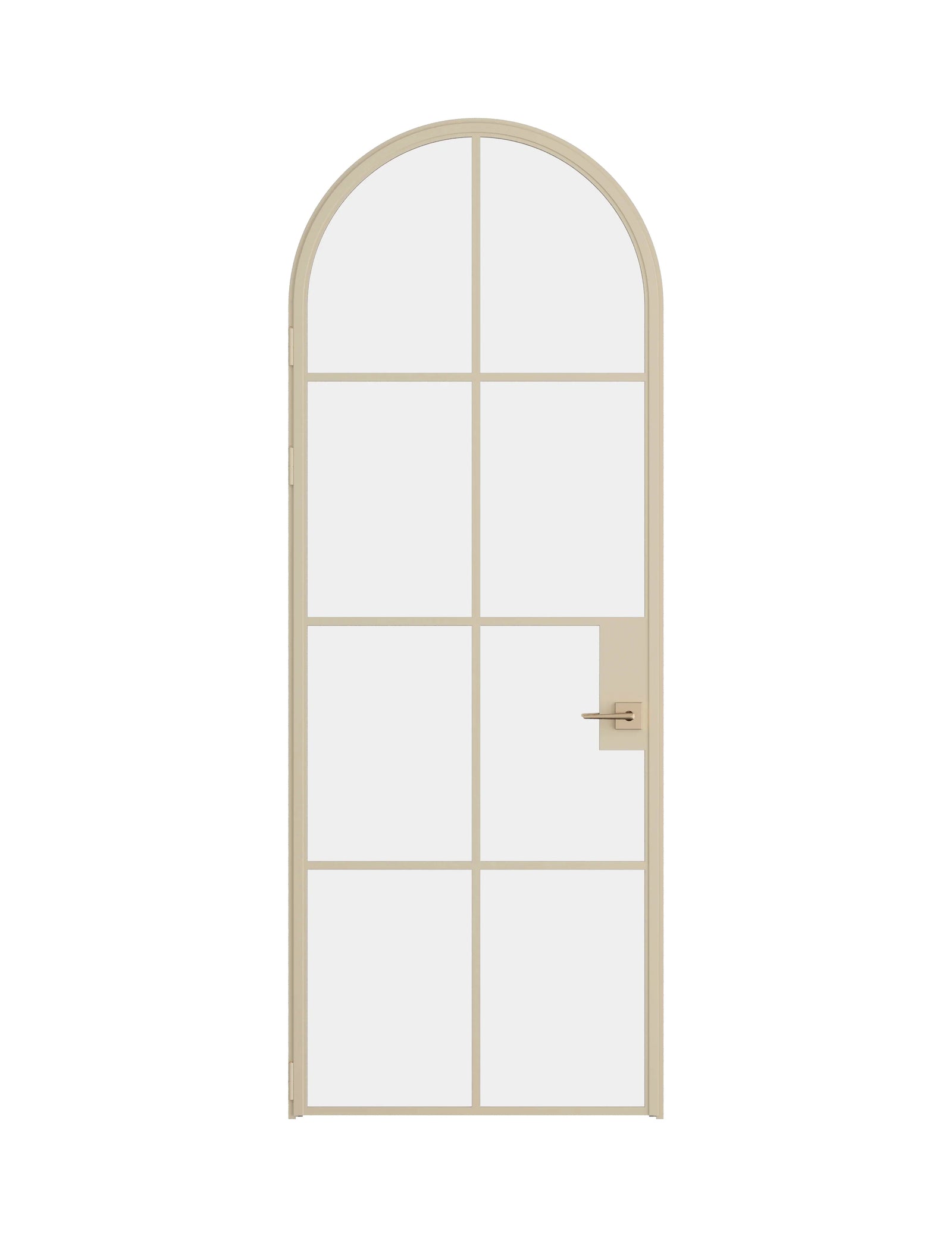 Air 5 single full arch interior door in Casual Khaki modular steel construction