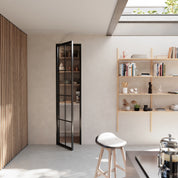 Air 5 pantry interior steel door with flat panel design in cold-rolled steel with slim frame
