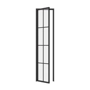 Air 5 pantry single flat steel door detail of cold-rolled frame and clear glass