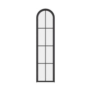 Air 5 pantry single full arch steel door cold-rolled frame with tempered glass