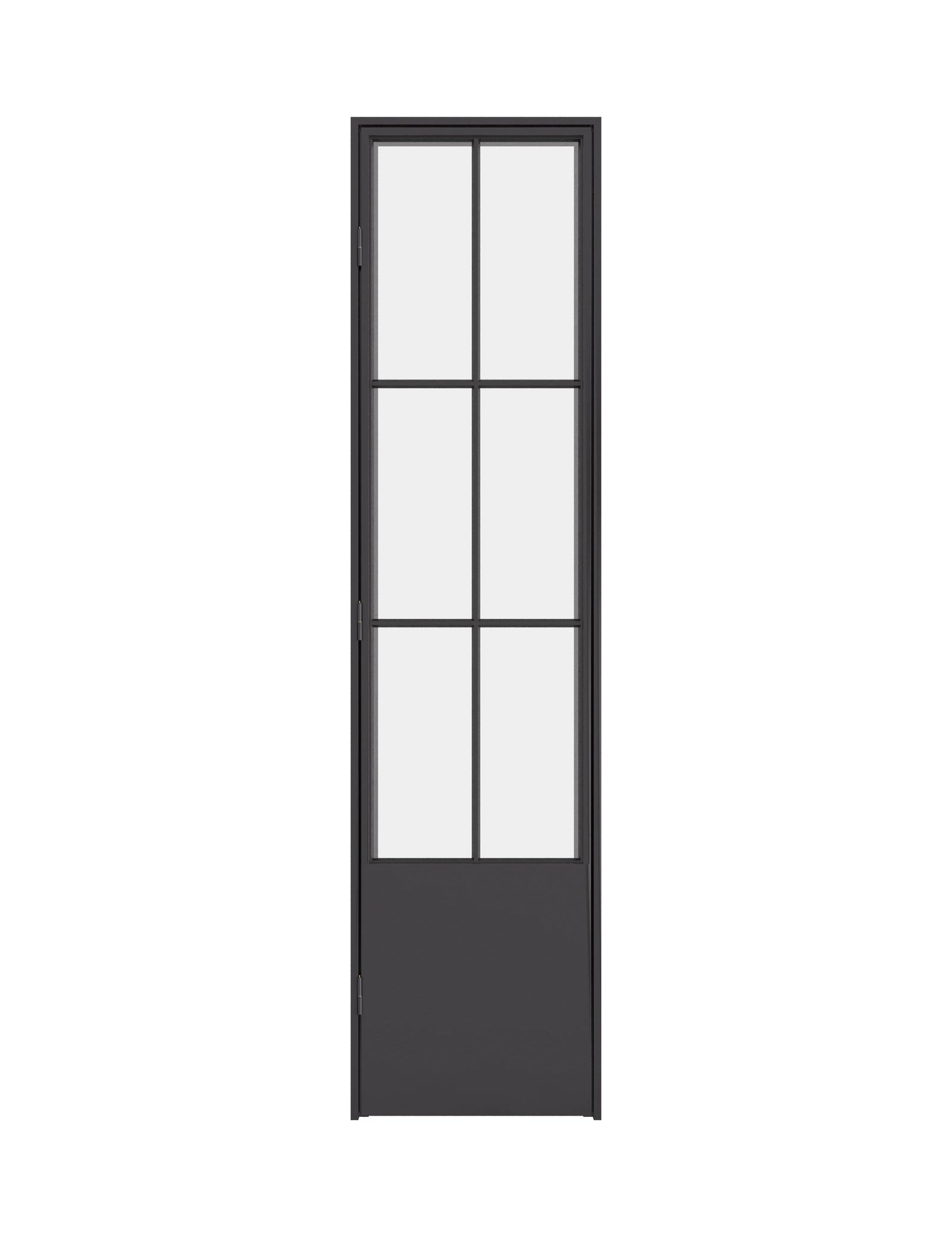 Air 5 pantry single flat steel door with kickplate cold-rolled steel frame