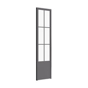 Air 5 pantry single flat steel door with kickplate angled perspective