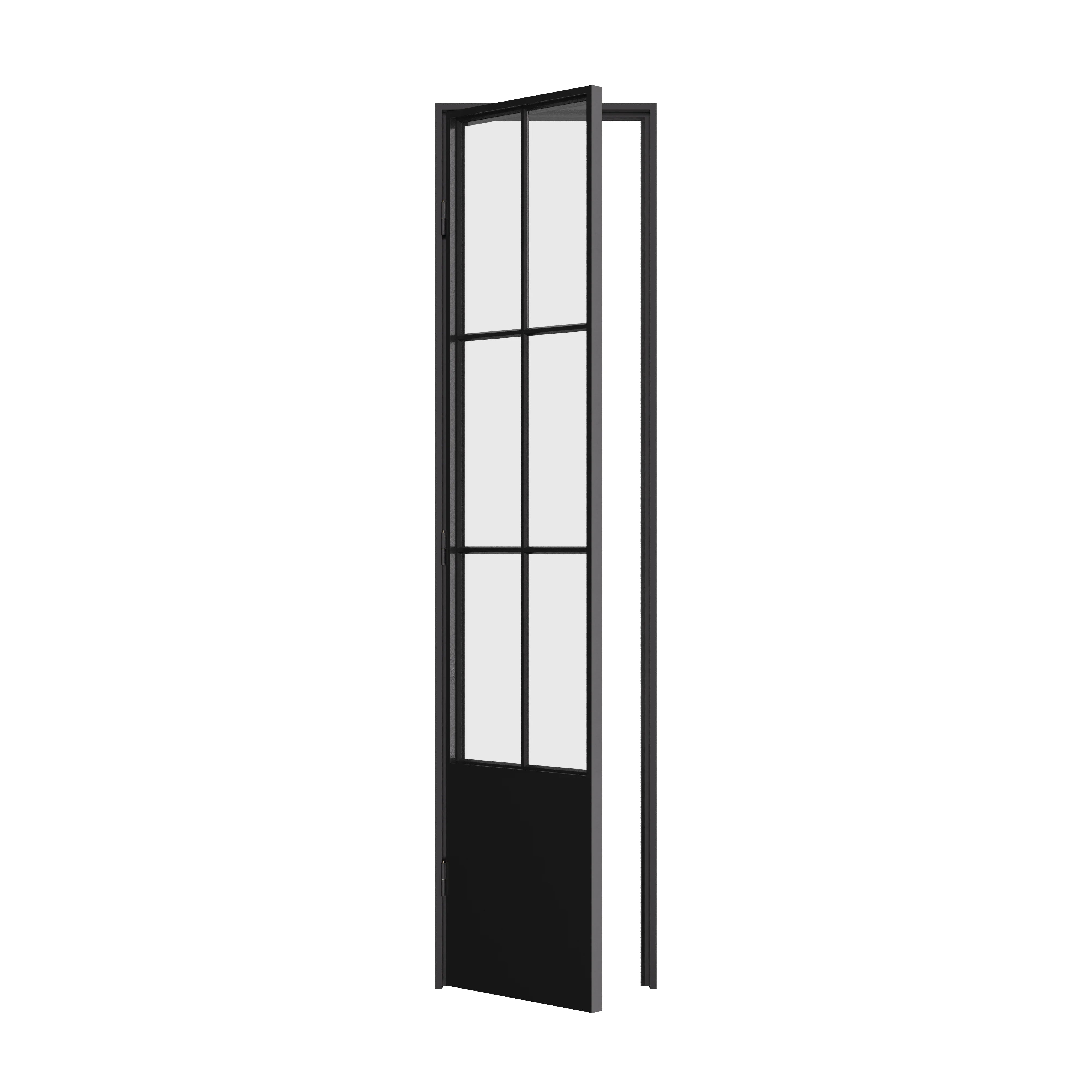 Air 5 pantry single flat steel door with kickplate showing lower panel detail